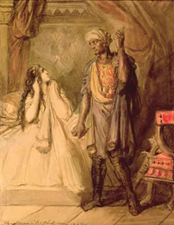 Desdemona und Othello, 1847